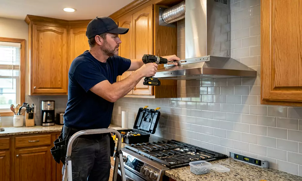 Range Hood Installation in Melrose, MA